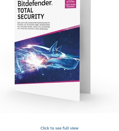 Bitdefender Total Security 2026 | 5 Devices | 1 year Subscription | PC/Mac/iOS/Android | Activation Code by Post